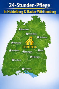 24-Stunden-Pflege Heidelberg Baden-Württemberg Übersicht Betreuung zuhause