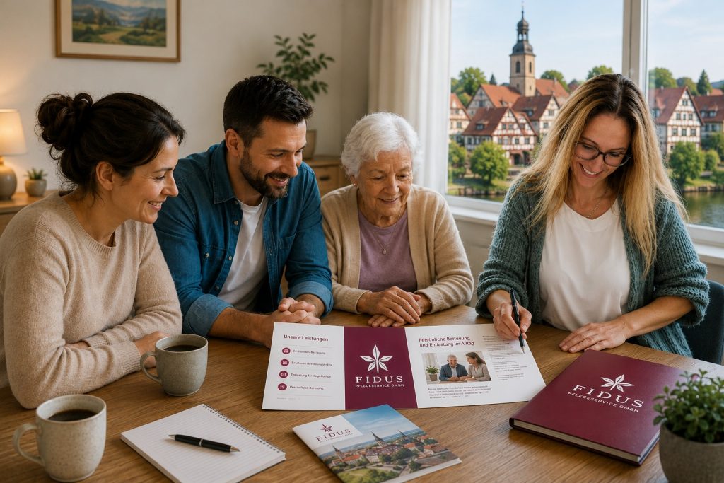 Pflege bei Demenz zu Hause mit Angehörigen, Tagesstruktur und vertrauter Umgebung